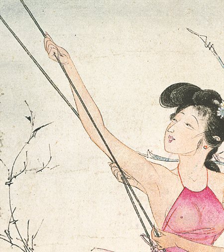 宁陕县-胡也佛的仕女画和最知名的金瓶梅秘戏图